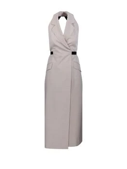 Max Mara | Max Mara Cime Halterneck Midi Dress