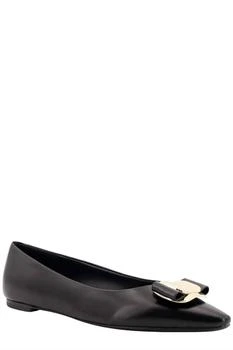 Salvatore Ferragamo | Women's Vara Bow Detailed Ballet Flats In Black