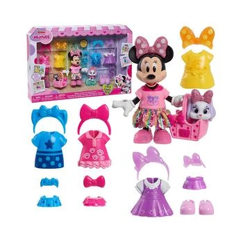 Minnie Mouse Disney Junior Glitter and Glam Pet Fashion Set,  23 Piece Doll and Accessories Set