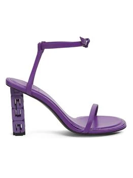 Givenchy | 90MM Leather G Cube Sandals