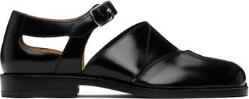 MAISON MARGIELA | Black Tabi Leather Sandals
