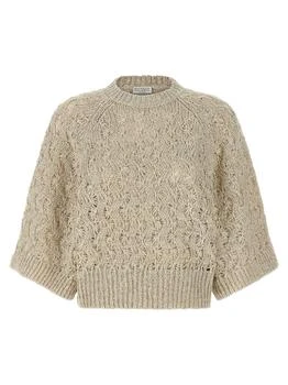 Brunello Cucinelli | Brunello Cucinelli Open-Knit Crewneck Jumper