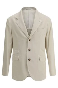 Brunello Cucinelli | Brunello Cucinelli Single Breasted Long Sleeved Blazer