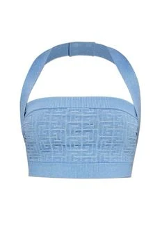 Balmain | Balmain Monogrammed Cropped Top