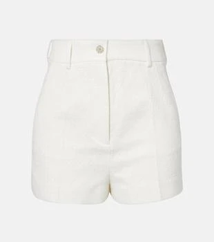 Dolce 
Gabbana | Cotton and linen-blend shorts