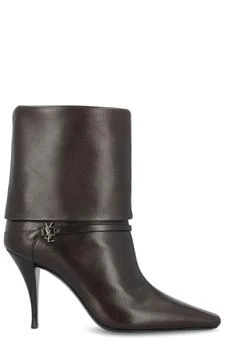 Yves Saint Laurent | Saint Laurent Niki Logo Detailed Ankle Boots