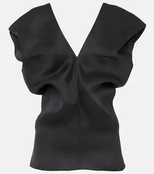 Khaite | Ami silk satin top