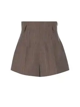 Prada | Prada High-Waist Flared Shorts