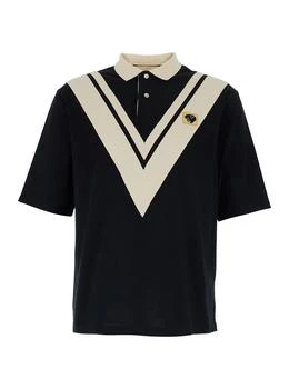 Valentino | Valentino	Embroidered Short-Sleeved Polo Shirt