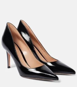 Gianvito Rossi | Ellipsis 85 patent leather pumps
