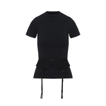 Balenciaga | Balenciaga Lingerie Detailed Crewneck T-shirt