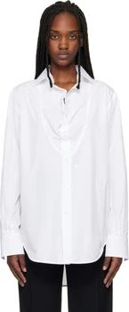 MAISON MARGIELA | White Bib Shirt