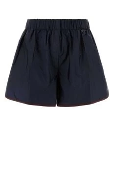 Prada | Prada Triangle-Logo Elasticated Waistband Shorts