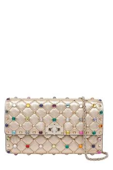 Valentino | Valentino Garavani Rockstud Spike Foldover Top Clutch Bag