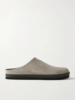 Brunello Cucinelli | Bead-embellished Suede Mules  - IT41