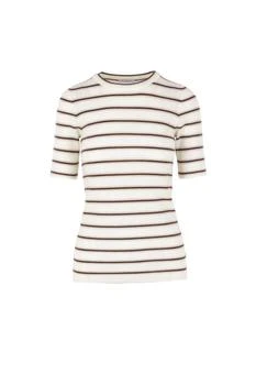 Brunello Cucinelli | Brunello Cucinelli Striped Short Sleeved Pullover
