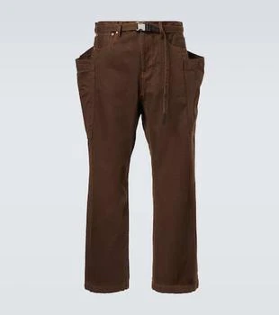 Sacai | Belted cargo jeans