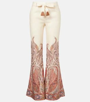 Zimmermann | Paisley linen flared pants