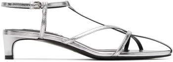 Jil Sander | Silver Cage Low Heels