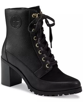 Women's Keegann Lace Up Lug Sole Booties, Created for Macy's