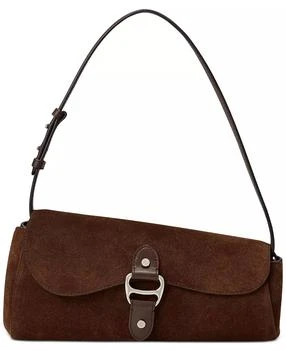 Ralph Lauren Suede Medium Tasha East-West Bag