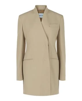 Salvatore Ferragamo Single-Breasted Virgin Wool Blazer