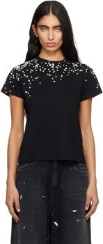 MM6 | Black Cotton Jersey T-shirt