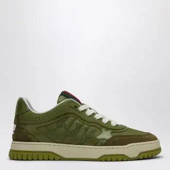 Gucci | Re-Web Sneakers in green GG fabric