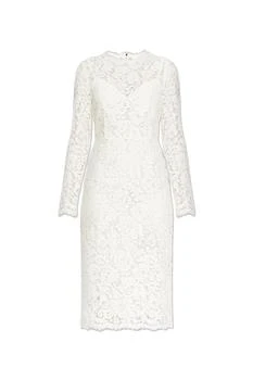 Dolce & Gabbana | Lace dress with long sleeves