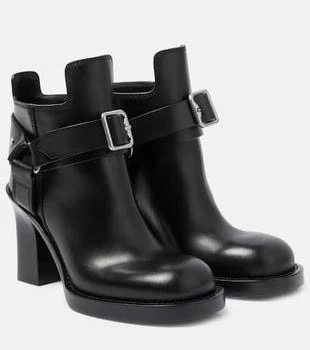Burberry | Stirrup leather ankle boots