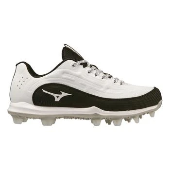Mizuno Mizuno Finch Elite 6 Low 320687-0090White Black Softball Cleats ACAD214