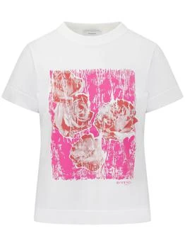 Givenchy | Givenchy Flowers Printed Crewneck T-Shirt