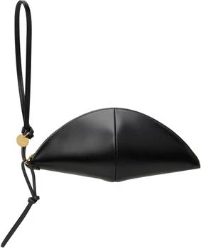 Jil Sander | Black Curve Medium Clutch