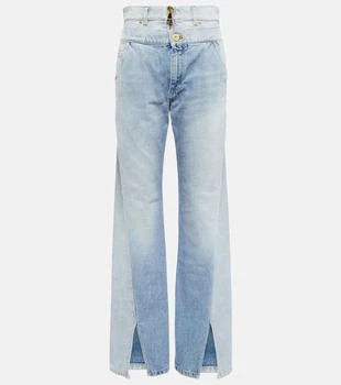 Balmain | Two-in-one high-rise jeans