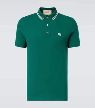 Valentino | VLogo cotton piqué polo shirt