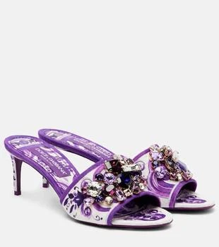Dolce 
Gabbana | Majolica 60 mules