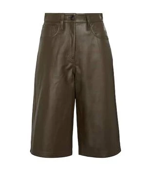 Dries Van Noten | Leather Bermuda shorts