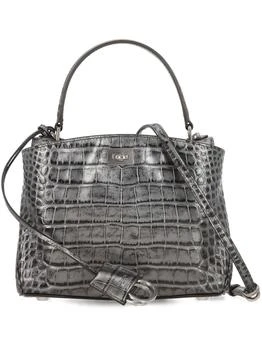 Balenciaga | Balenciaga Rodeo Embossed Metallized Handbag