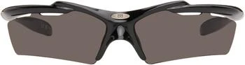 Balenciaga | Black Turbo D-Frame Sunglasses