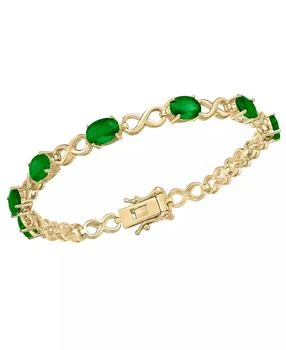 Macy's | Ruby (7 ct. t.w.) Bracelet in Sterling Silver (Also Available in Emerald)