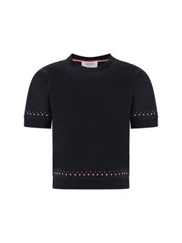 Thom Browne | Thom Browne Snowflakes Short-Sleeved T-Shirt