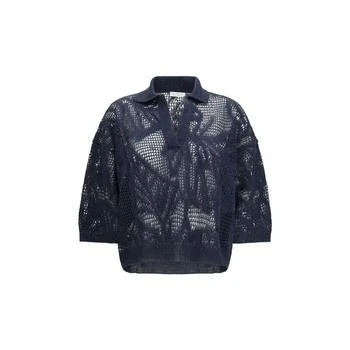 Brunello Cucinelli | Linen Polo Women's Shirt