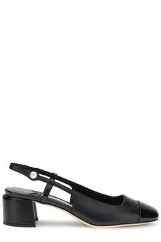 Jimmy Choo | Jimmy Choo Block Heel 45 Elisa Sling-Back Pumps
