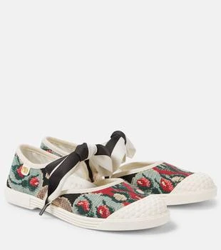Valentino | Bay By Bay jacquard Mary Jane sneakers