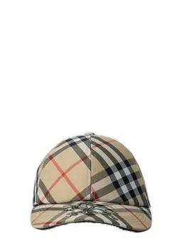 Burberry Checked Baseball Cap