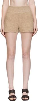 Rick Owens | Beige Concordians Alpaca Knit Shorts