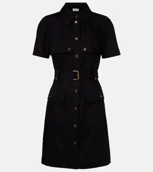 Burberry | Belted wool shirt dress