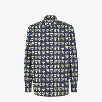 Fendi | Fendi Graphic Printed Long-Sleeved Shirt