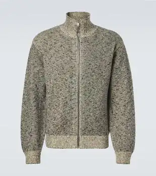 Jil Sander | Wool and cotton zip-up cardigan