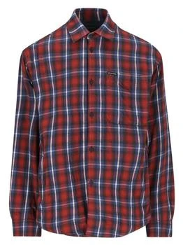 Balenciaga | Balenciaga Checked Long-Sleeved Shirt